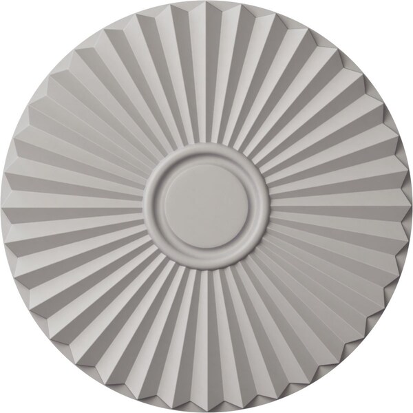 Ekena Millwork Shakuras Ceiling Medallion (For Canopies up to 5"), 19 3/4"OD x 1 3/8"P, Ultra Pure White CM20SHUWF - main